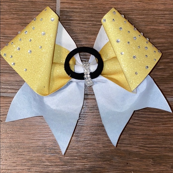 Sparkle and Gemstone Cheerleading Bow - Picture 2 of 2
